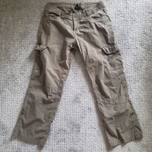 Kuhl Roll Up Convertible Cargo Pants Hiking Travel Outdoor Olive Green Size‎ 10